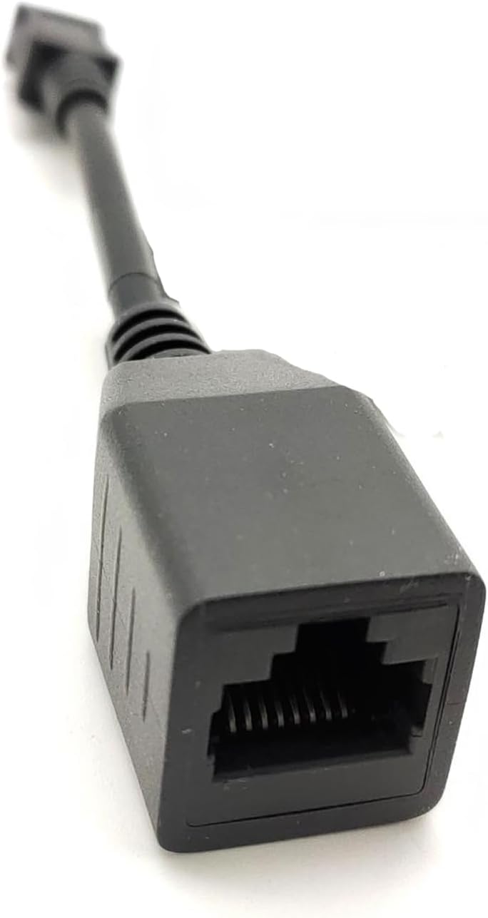 Mini USB Male to RJ45 Female Network Cable Port for External Wired Network Card Device Adapter, Mini Interface Microcontroller or Router External Network Cable 10CM