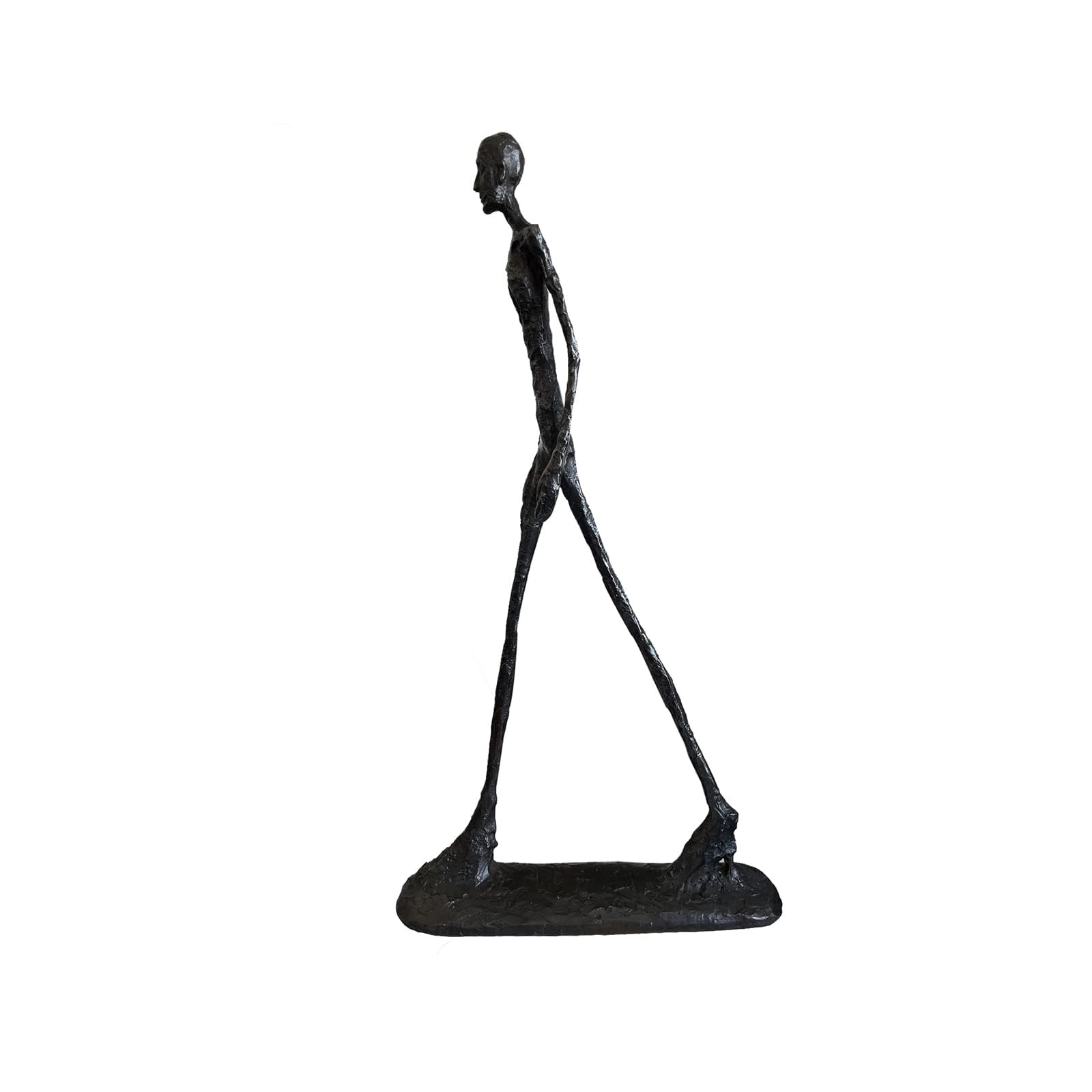 Siunwdiy Giacometti Escultura de Bronce,Estatua Abstracta Moderna de Hombre Caminando,Decoración de Arte para Hogar y Oficina