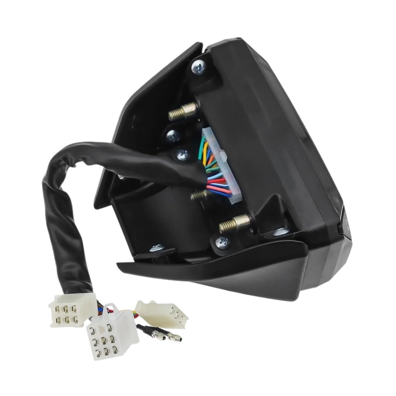 Tablero de moto Accesorios para motocicletas Velocímetro universal Retroiluminación digital Odómetro Tacómetro para motor de 1, 2 y 4 cilindros