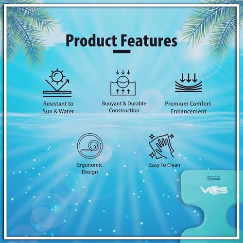 Snapklik.com : VOS Oasis Water Solid Saddle Floats - 2 Pack Ultra ...