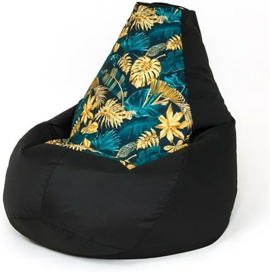 GO GIFT Bean Bag Black 105 x 80 cm Pear Amazon.de Home & Kitchen
