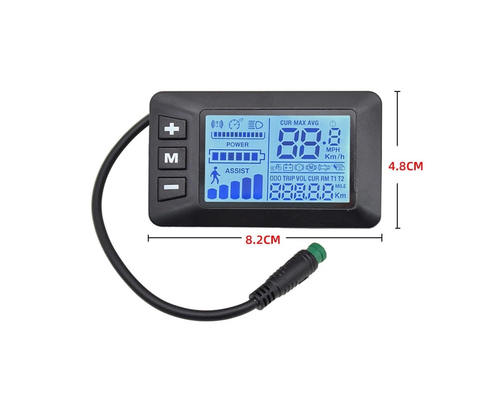 Écran LCD, Panneau LCD pour Trottinette Électrique, Commande À 5 Broches