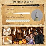 12 Pcs Floating Candles with Wand, Floating Candles with Wand Remote, LED Taper Candle, Hanging Candle, Flickering Warm Light Flameless Floating LED Candle, for Christmas Decorations Best Gift - Image 2