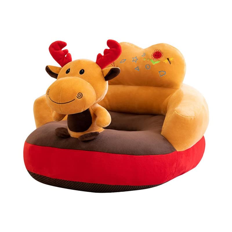 Image of HUG 'n' FEEL SOFT TOYS Dear Shape Baby Soft Plush Cushion Baby Sofa Seat or Rocking Chair for Kids Plush & Stuffed Toys