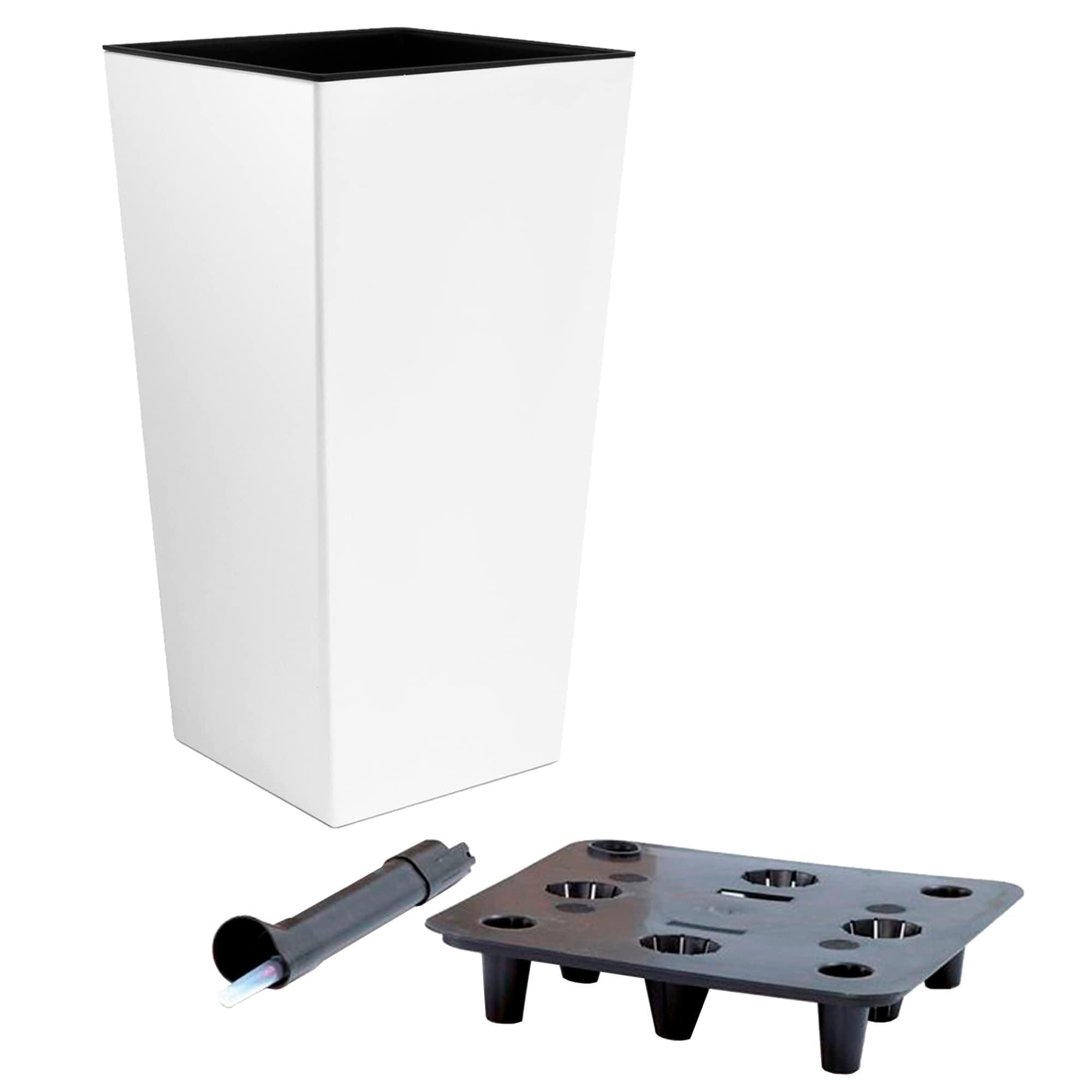 WELL HOME MOBILIARIO & DECORACIÓN Vaso ad alta urbi 16,3 litri, con serbatoio interno + sistema di irrigazione rato & urbi