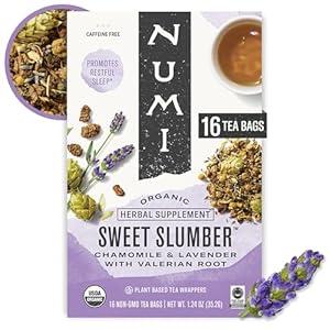 NUMI Organic Sweet Slumber Herbal Tea, 16 CT