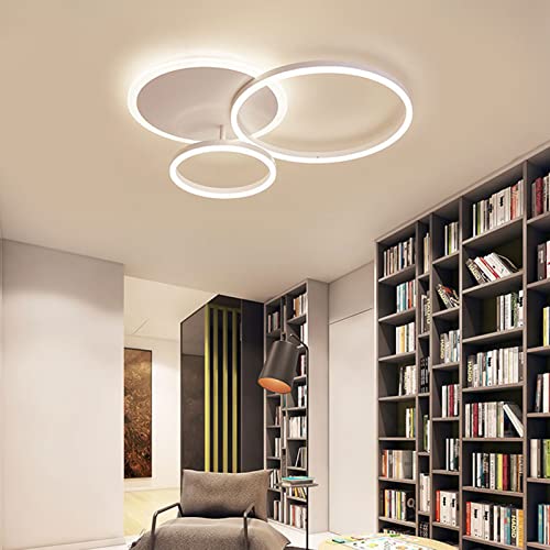 Lustre acrylique LED blanc pour ambiance feutrée de chambre à coucher et coin café
