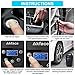 akface Tire Inflator Portable Air Compressor, Fast Inflation DC 12V 150PSI Car Tire Pump for Car Tires with Emergency LED Light LCD Display Overheat Protection Auto Shut Off Feature, Black