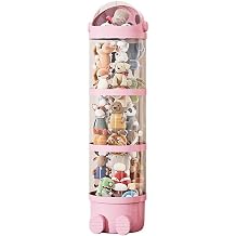 Pelu  Oyuncak Saklama T p , Pembe, 130cm x 28cm, Astronot Tasar m, Tekerleksiz