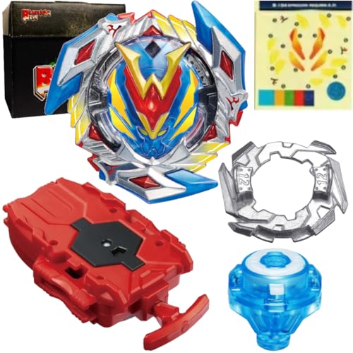 Image of String Launcher Set- B104 Winning Valkyrie 12 Volcanic + 1 Way String Launcher + Toy Storage Box