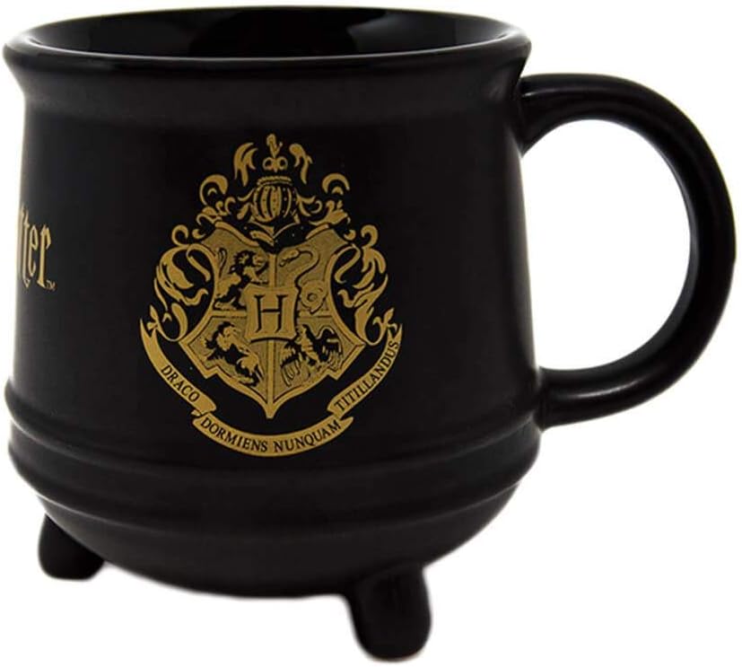 HARRY POTTER (Hogwarts Crest) Ceramic Cauldron Mug