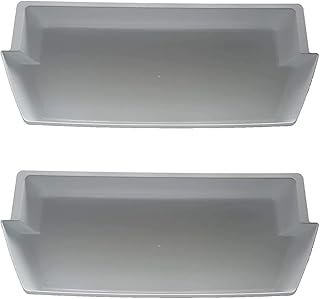 2 PCS Refrigerator Door Shelf Bins Replacement For Whirlpool WRS325FDAMO2 ED5VHGXMB10 ED5VHEXVQ02 Amana ASD2522WRW0 ASD2522WRB06 ASD2522WRW01 Maytag MSD2242VEBO1 Kenmore 10641173710 Elite Side By Side