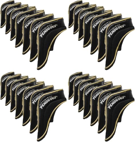 Team Golf NHL Pittsburgh Penguins Hybrid Head Cover Hybrid Golf Club Headcover, Hook-and-Loop Closure, Velour lined for Extra Club Protection