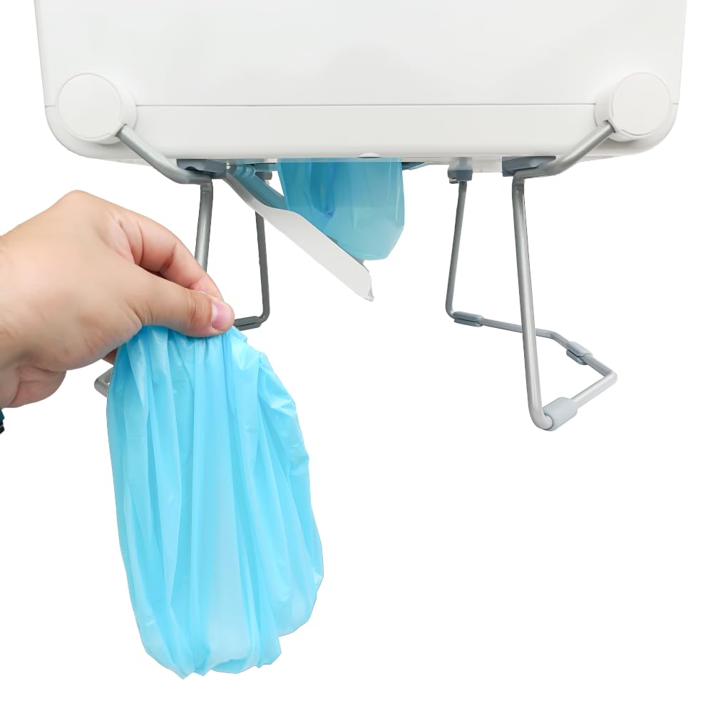 EVO Verschweißer-Toilette mobil mit Akku, Campingtoilette für Vans, Zelte und PKW (weiß)