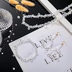 900Pcs Effacer AB Perles en cristal de couleur en vrac, perles Rondelle facettées pour la fabrication de bijoux, DIY Bracelet d'artisanat & Prise de soleil, perles pétillantes pour boucles d'oreilles collier