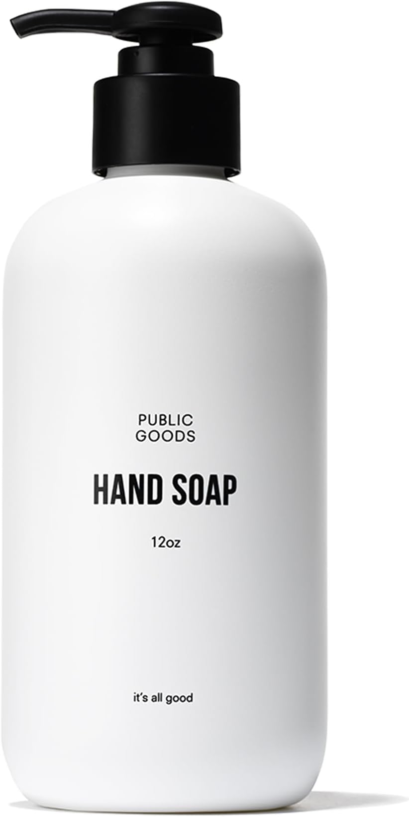- Public Goods Hand Soap | Cleansing Soap for Kitchen & Bathroom | Made with Natural Essential Oils | Paraben & Sulfate Free | Vegan Friendly | Made in Canada | 12 Fl Oz Bottle with Dispenser Pump
