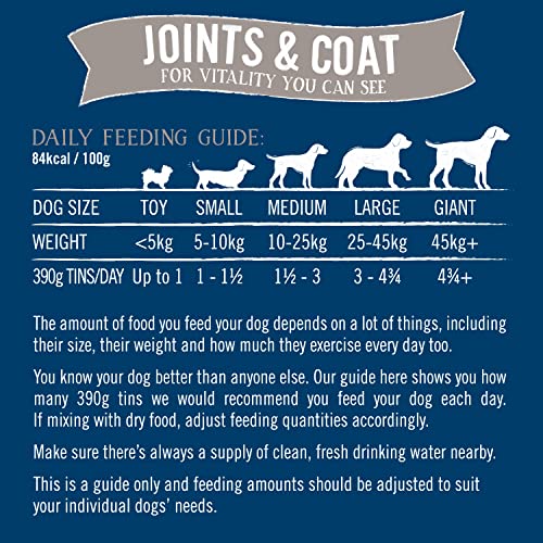 Butcher's Complete Wet Can Grain Free Hypoallergenic Adult Dog Food Joint & Coat Pack 6x390g - Chicken, Salmon & Turkey - Image 6