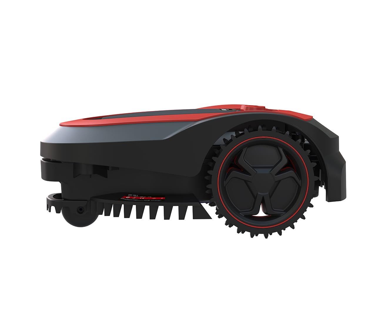 Güde Robot cortacésped Alpha 95446 GRR 180.1 (Rango de Trabajo Ajustable de 50 m² a 600 m², Altura de Corte Ajustable en 5 Posiciones, 28 V, Ion de Litio, 2 Ah), Rojo/Negro