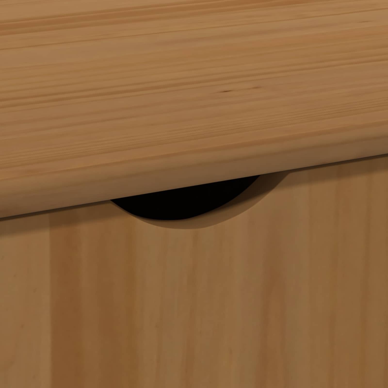 vidaXL Mobile con Ruote con Ruota Marrone Miele 100 x 39 x 65,5 cm, Armadio Minimalista Rettangolare, Mobile salvaspazio per Ufficio, Legno Funzionale e cassetti spaziosi
