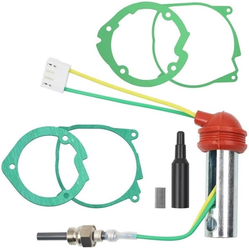 Car Air Diesel Gasket Ceramic Glow Plug Kit Compatible with 12V 2KW 5KW 8KW Chinese Diesel Heater Parking Heating Kit Heater Parts(A)