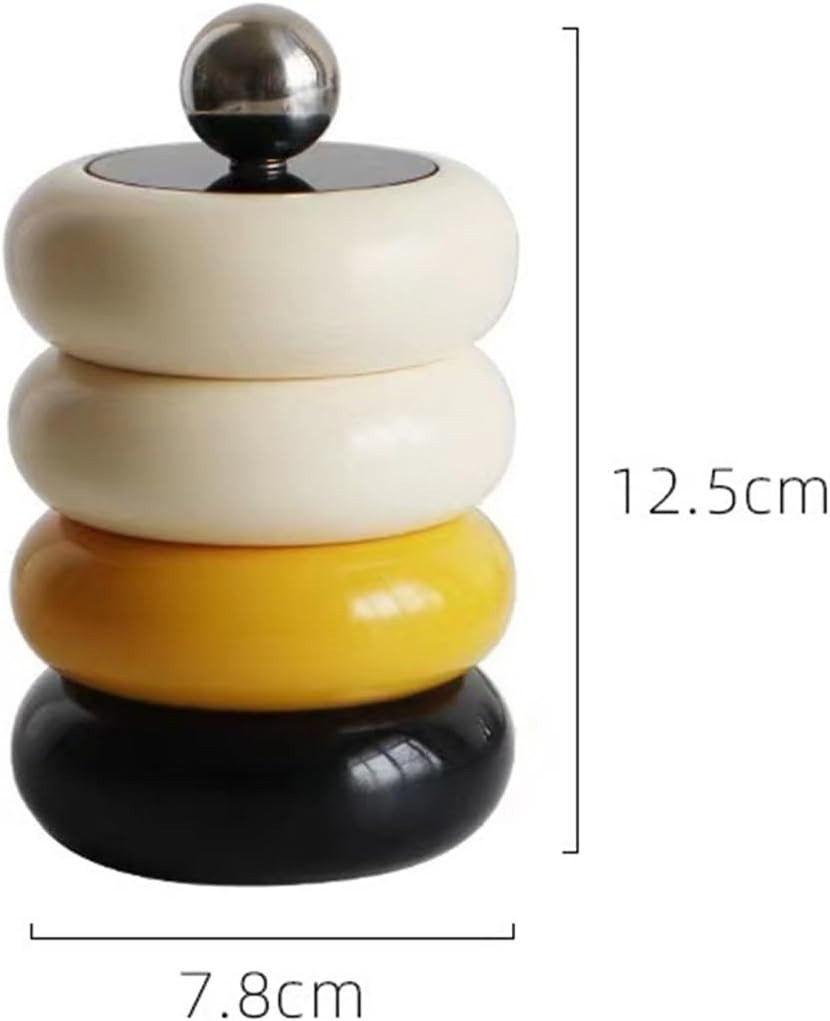Toothpick Holder Toothpick Box Cotton Swab Home Cosmetic Storage Box Office Decoration Ornament Toothpick Dispenser (Color : Four-Multicolor)
