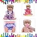 Baby Doll Clothes - Fits 12'' 13'' 14'' 15'' Girl Alive Baby Doll Clothes 360°Sewing Dresses for with Doll Diapers, Nipple, and Doll Accessories Pack of 18 Bag Set …