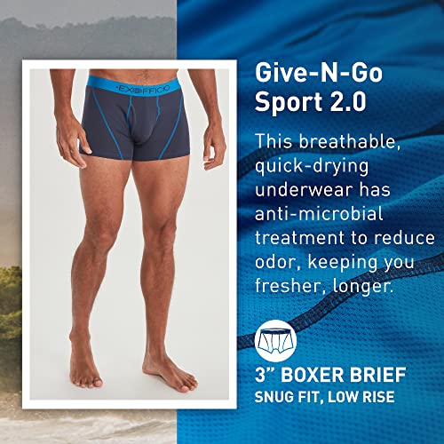 ExOfficio Men's Give-N-Go 2.0 Boxer Brief - Breathable Durable Easy Care Travel Underwear2
