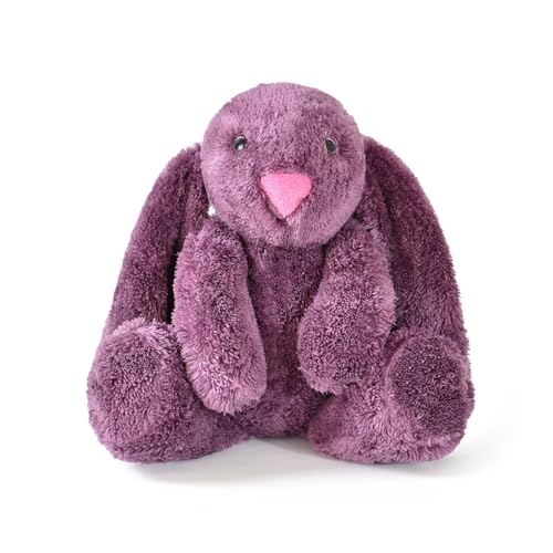 Lapin en peluche ultra moelleux violet lavable en machine pour bébé