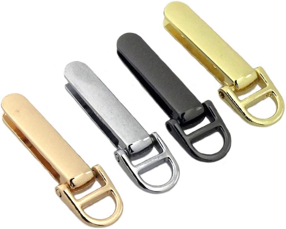 2pcs Metal Bag Side Edge Hang Buckle Zipper Connect Clasp for Leather Craft Bag Strap Belt Accessories