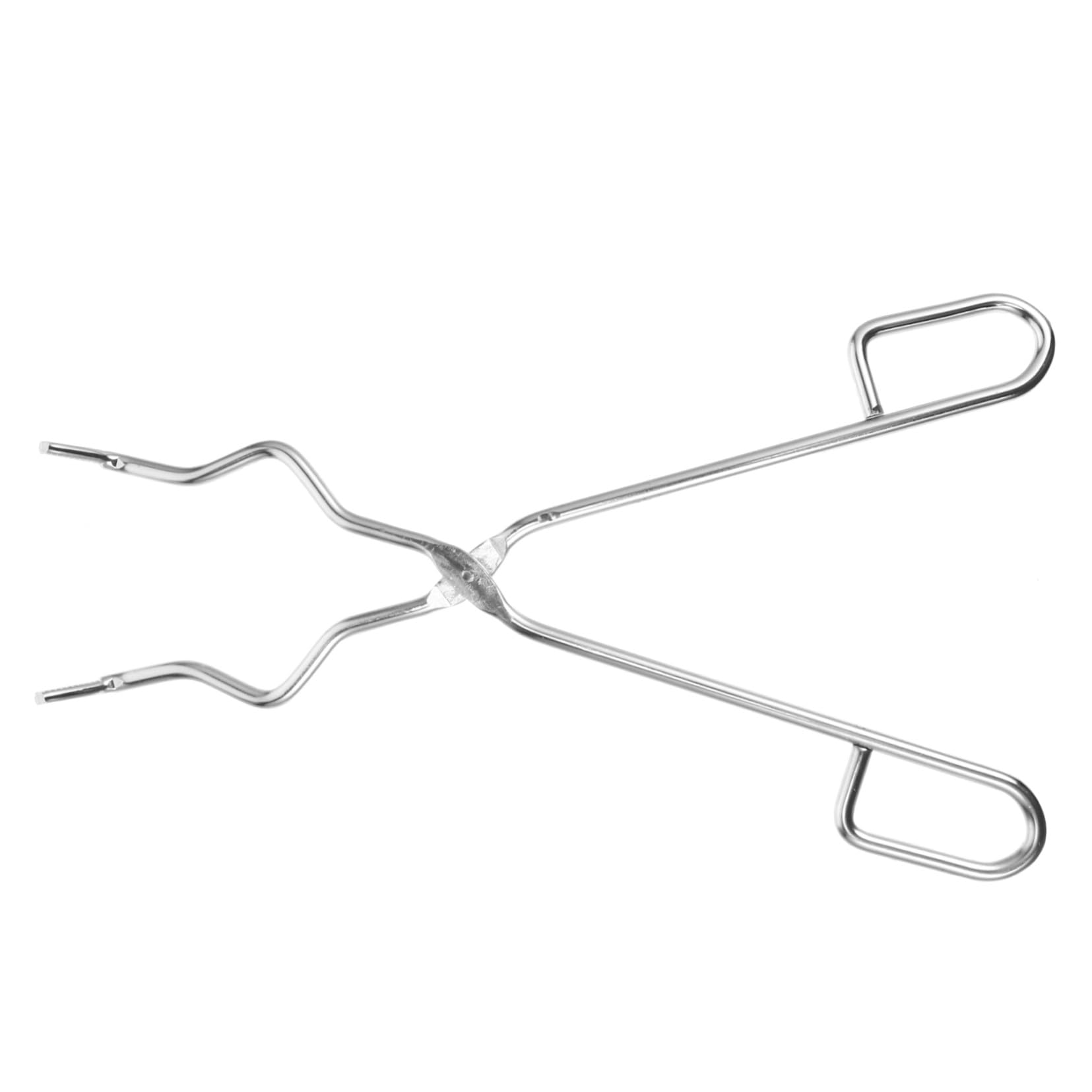 Ipetboom Pince à Creuset en Acier Inoxydable Légère Fixation Ferme pour Fournitures de Laboratoire Usage Industriel et Scientifique