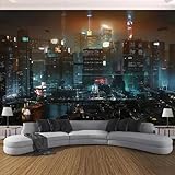おしゃれ 壁掛け タペストリー 都市風景 プリント 装飾用品 北欧 デザイン アートプリント 壁掛け布 多機能 トップ飾り 270*150 模様替え 家庭飾り ウォールステッカー 夜景 撮影用 ファッション スタイルー