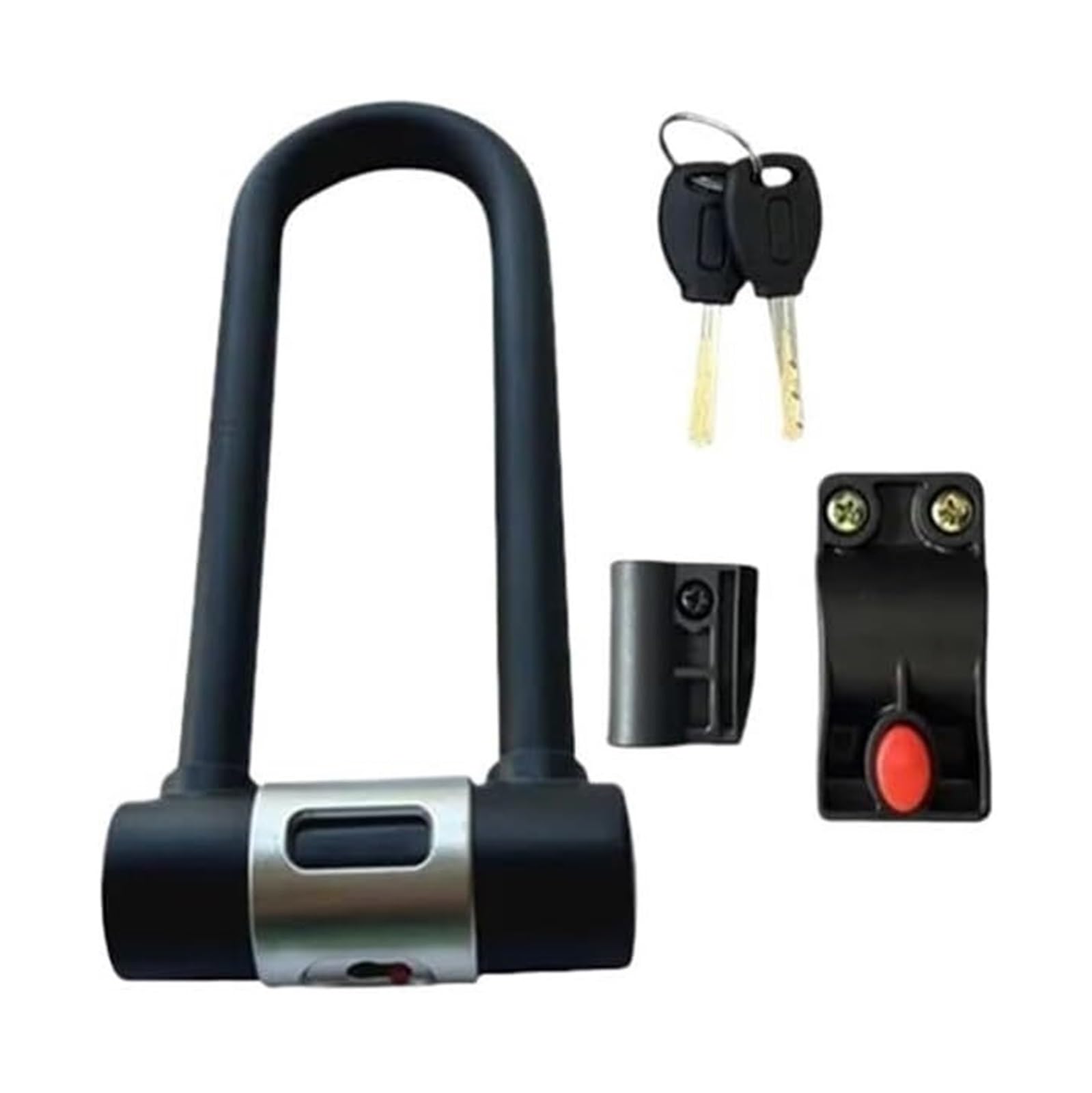 Giveduno 6108-2 Bicycle Lock, U-Lock -Theft Mtb Road Bike Steel Security Lock
