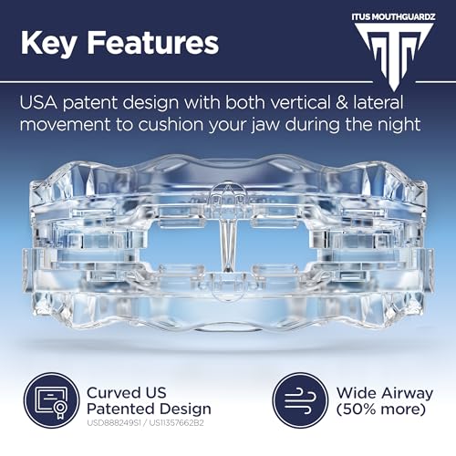 silentzpro 20 - usa designed amp fda cleared anti snore mouthpieces set of 2 medium size - fully adjustable anti snore mouth guards - professional patented anti snore devices - itus mouthguardz