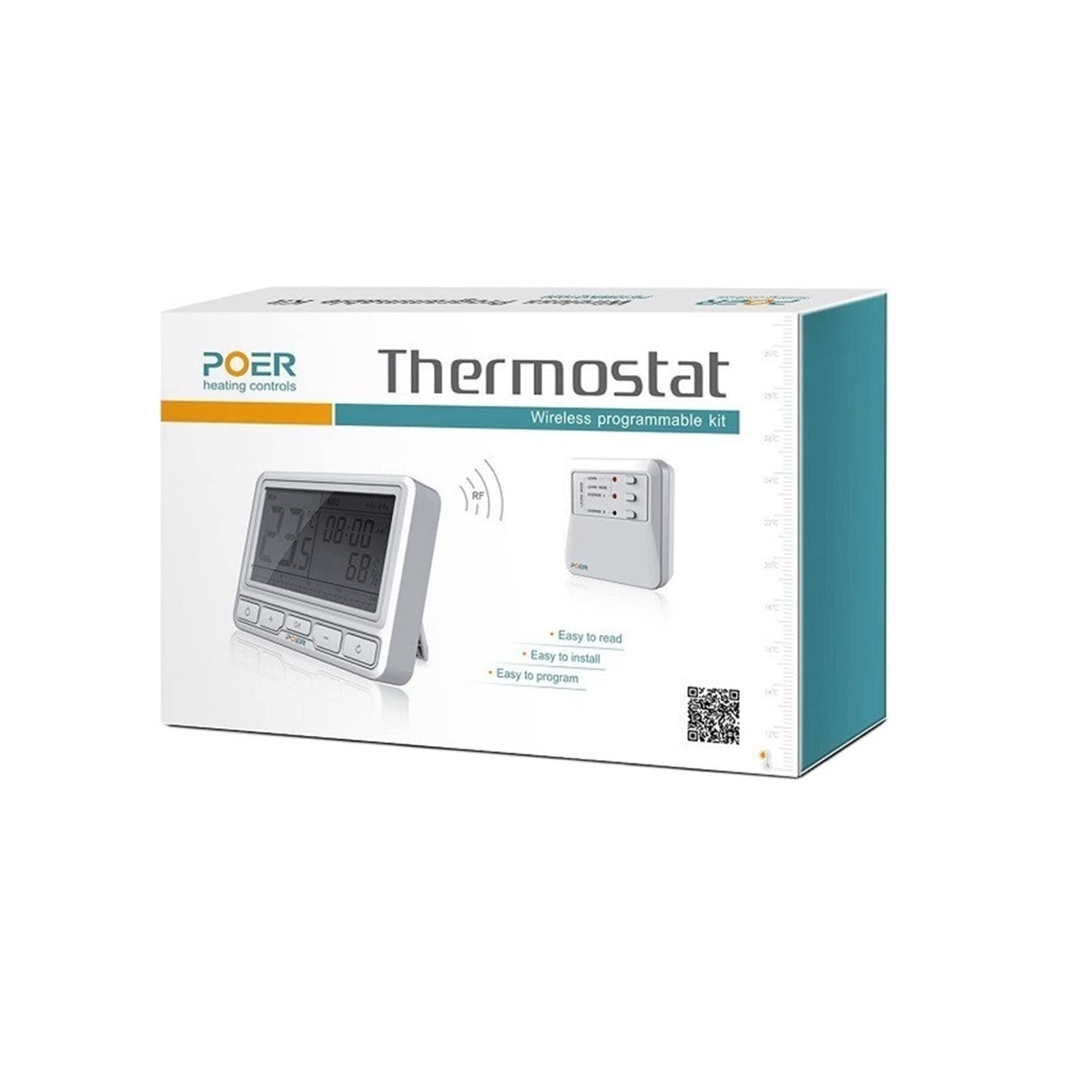 Cyfrowy higrometr termometr wewnętrzny Bezprzewodowa Kocioł Cyfrowy Termoregulator WIFI Smart termostat Regulator temperatury do ciepłego ogrzewania podłogowego Z wyświetlaczem LCD(433Mhz)
