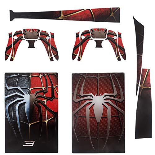 PS5 Skin for Console and Controller Skin Vinyl Sticker Decal Cover for Playstation 5 Console and Controllers - Compatible with Playstation 5 Digital Edition - Spiderman - Thumbnail 6