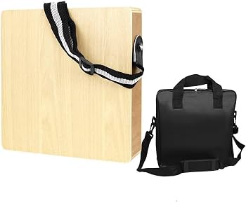 Cajon De Voyage Portable Avec Son Réglable Et Effet Buzz - Instrument De Percussion + Sac De Transport