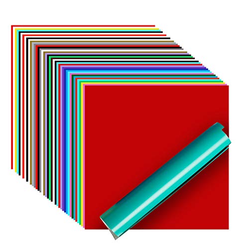 iImagine Vinyl Permanent Vinyl for Cricut, 40 Pack Permanent Adhesive