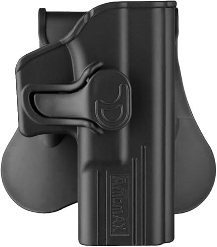 Miniatura 2 de GoldenBall x Amomax - Funda táctica para diestros Glock 19/23/32 (Negro)-para pistola, Airsoft, Paintball, Caza
