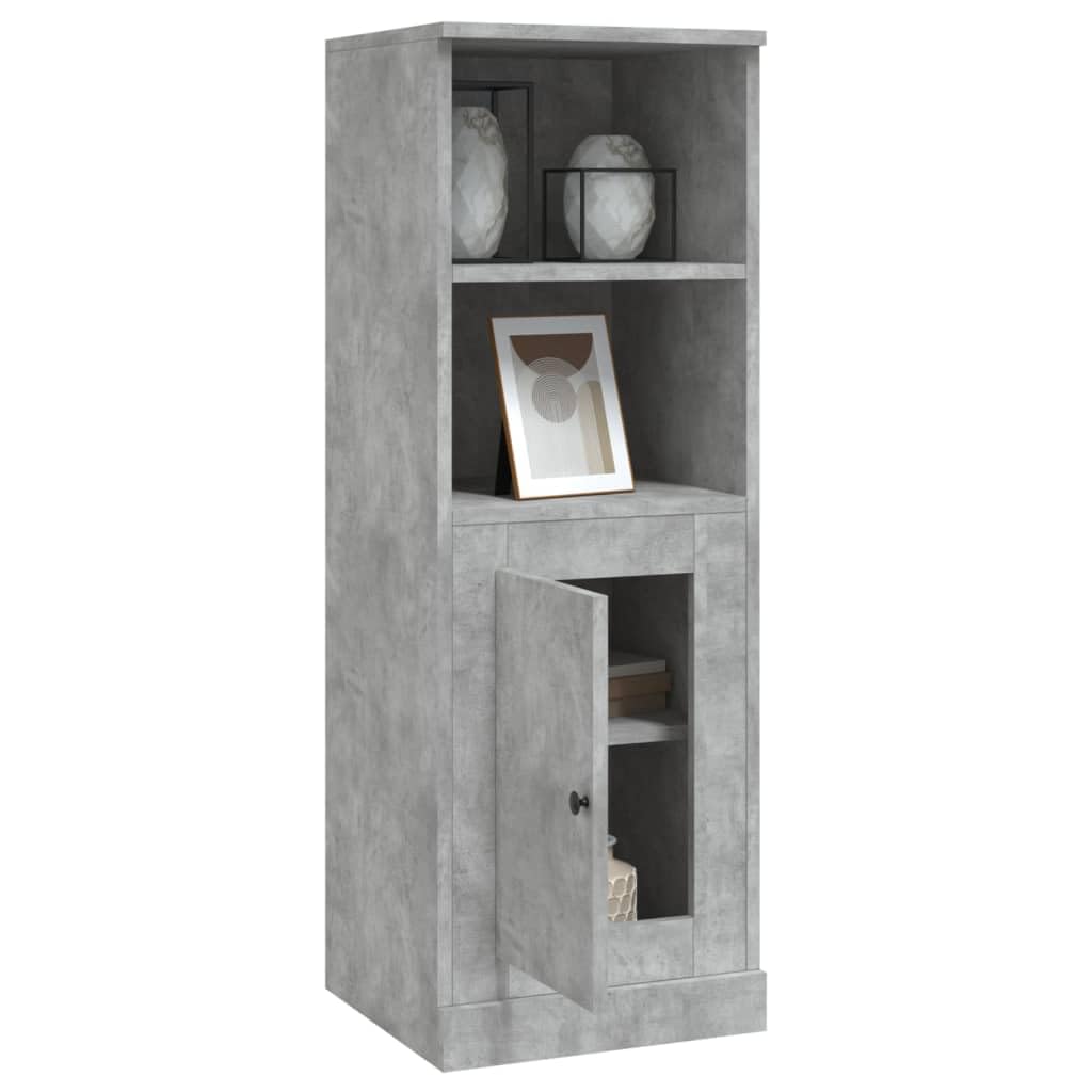 Credenza Top Grigio Cemento 36x35,5x103,5 cm Legno Ingegneria