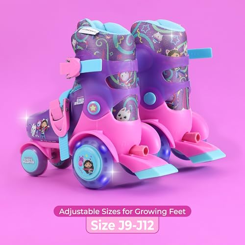 Image of Trainer Skates for Kids, Light Up LED Wheels, Adjustable