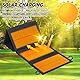 Solarpanel Faltbar, TGKYK 10W Solar Ladegerät Handy mit USB Anschluss, Wireless Mini Solarpanel, Solar Panels, Solarpanel Outdoor für Smartphones, Tablets, Handgehaltene Fans