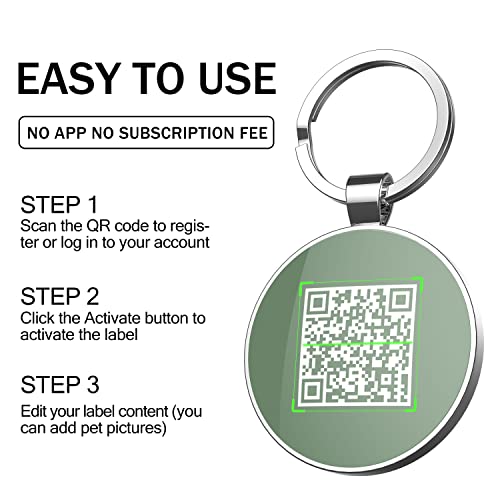 Disontag Qr Code Dog Tags, Personalized Dog Tags For Pets, Dog Id Tags, Dog Name Tags, Online Pet Page Prevent Lost/Modifiable Derman Shepherd Gifts #TOP2