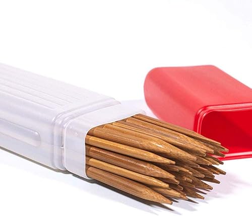 Miniatura 4 de NX Garden 2 contenedores de tubo grandes de plástico transparente de 16.1 in (rojo + amarillo)