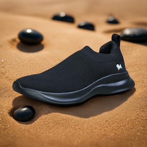 Image of Neeman's Unisex Cloud Flex Slip-On Sneakers | Lightweight Breathable Knit Shoes with Cushioned EVA Sole for Daily Walking & All-Day Comfort