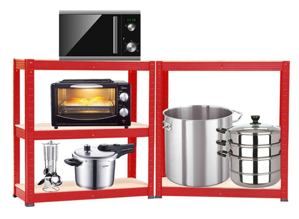 Scaffale In Metallo 5 Ripiani VERDELOOK - Bianco 90x40x180 Cm, Portata 170 Kg Per Ripiano, Per Garage E Fai Da Te - Foto 6