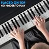 BROTOU Removable Piano Keyboard Stickers, 88/61 Key Full Size Piano Keyboard Note Labels Reusable Piano Notes Guide for Beginner with Box (88-Keys Black)