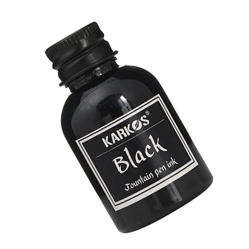 Encre en bouteille pour stylos plume, noir brillant, 30 ml, encre de calligraphie, art, écriture, dessin, peinture, graffiti, stylos plumes, bouteilles d'encre pour fournitures scolaires et de bureau