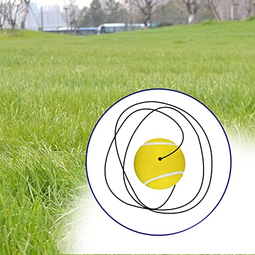 Vaveren 2X Tennis Ball with String Elastic Tool for Tennis Exercise Practice Beginners