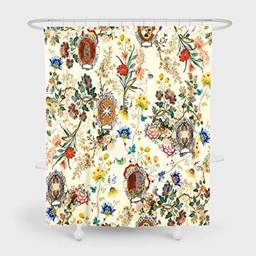Bfiveante Paisley Shower Curtain,Ethnic Paisley Floral Abstract Art Beautiful Beauty Colorful,Fabric Bath Curtain For Bathroom,Waterproof Curtains For Bathroom,Shower Curtain With Hook,72"X72" #TOP1