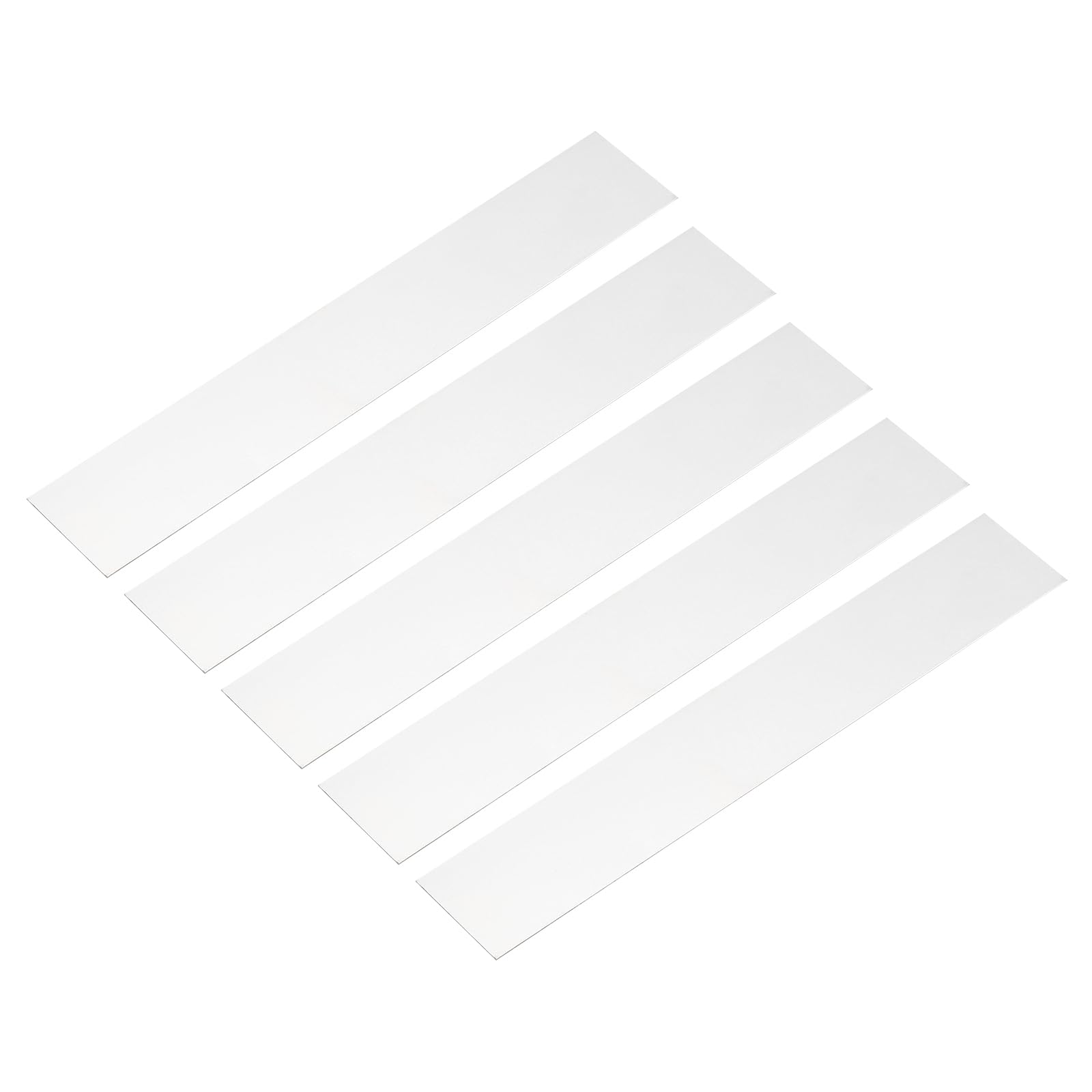 uxcell 10 Pcs Stainless Steel Strips, 0.001"(0.03mm) Thick 304 Stainless Steel Metal Shim Stock 1"x6"(25.4x150mm) Stainless Steel Flat Bar Gap Filler